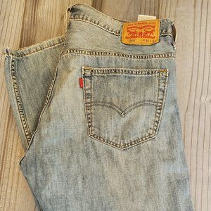 Men's Levi 569 Light Blue Jeans 34 x 34